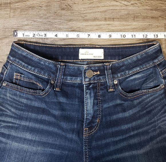 Buckle Sterling & Stitch Mid Boot Cut Jeans 24 / 26 Waist - Picture 5 of 9
